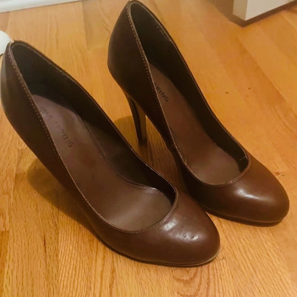 Call It Spring Dark Brown Heels